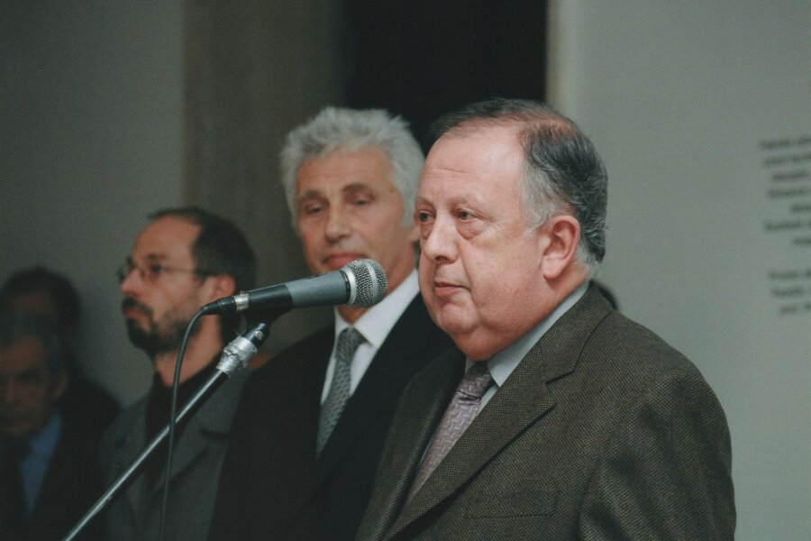 zahájení výstavy Jan Sedlák, děkan FaVu VUT v Brně